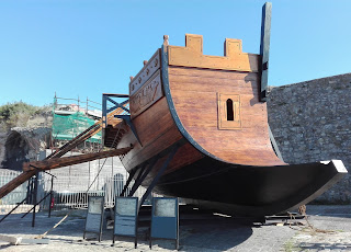 Un liburna della flotta di Traiano in mostra nella Rocca del porto di Civitavecchia