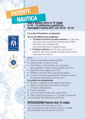 Corso per Patente Nautica in libreria