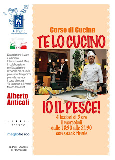 E 5! A settembre in libreria il nuovo corso di cucina di mare: Alberto Anticoli docet…