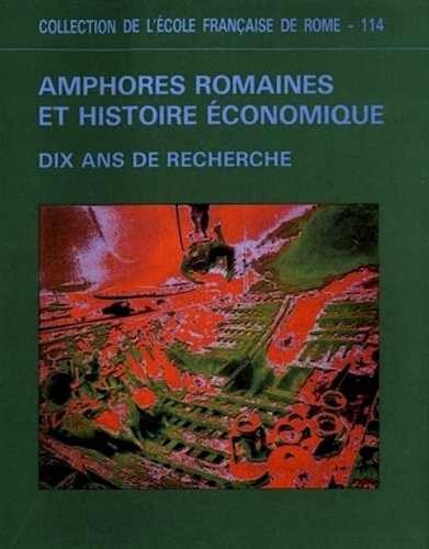 Amphores romaines et histoire economique