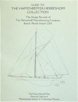 Guide to the Haffenreffer Herreshoff collection