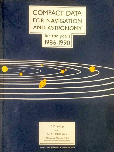 Compact data for navigation and astronomy for the years 1986-1990