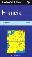 Francia - carta turistica e stradale scala 1:600.000