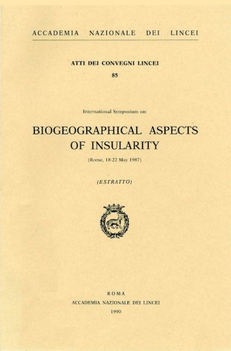 Biogeographical aspects of insularity