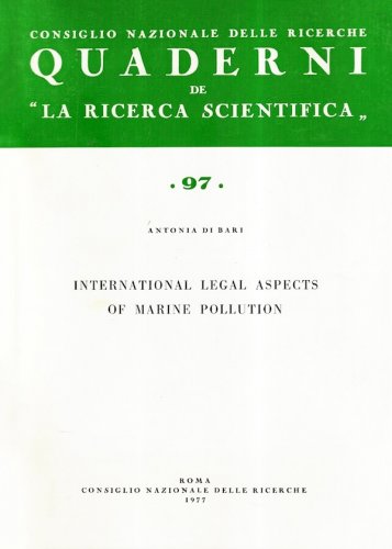 International legal aspects of marine pollution