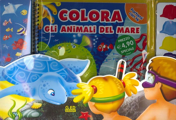 Colora gli animali del mare