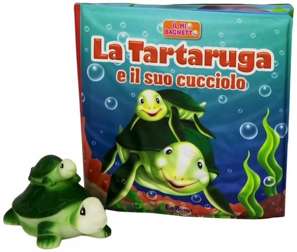 Tartaruga e il suo cucciolo