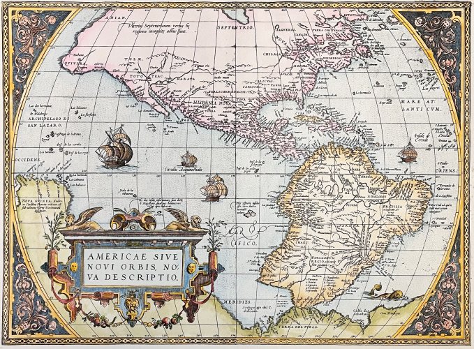 Americae sive novi orbis nova descriptio 1570